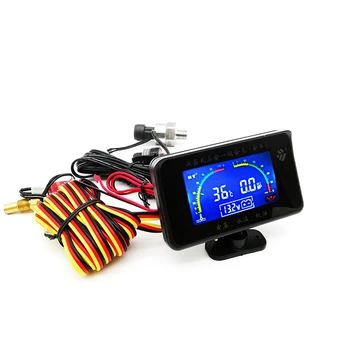 

12v/24v Car Truck LCD Digital Display 3 in 1 Water Temperature/Oil Pressure/Voltage Gauges
