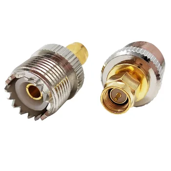 

Durable Converter Female To SMA Male Connector RF Coax SO-239 Portable Adapter