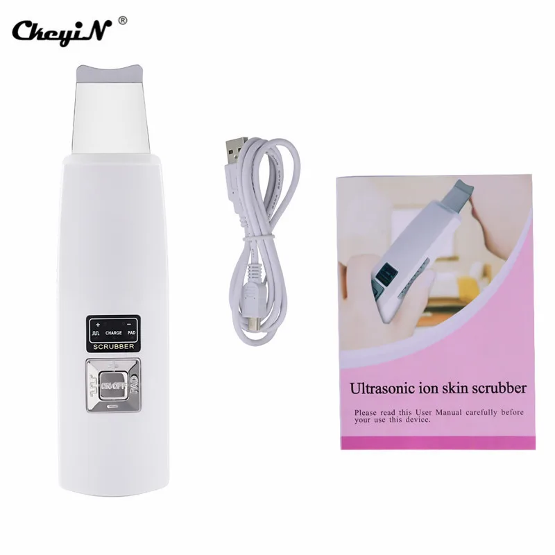 

Ultrasonic Deep Face Cleaning Machine Skin Scrubber Remove Dirt Blackhead Reduce Wrinkles and spots Facial Whitening Lifting