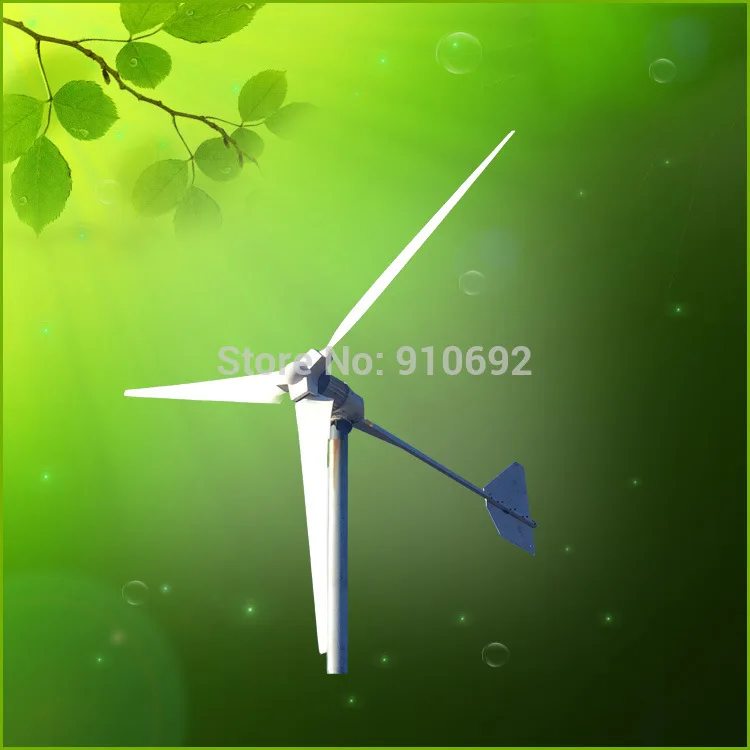 Горячая Распродажа 5 кВт 220 В hotrizonтal ветряная турбина Высокоэффективная для домашнего использования