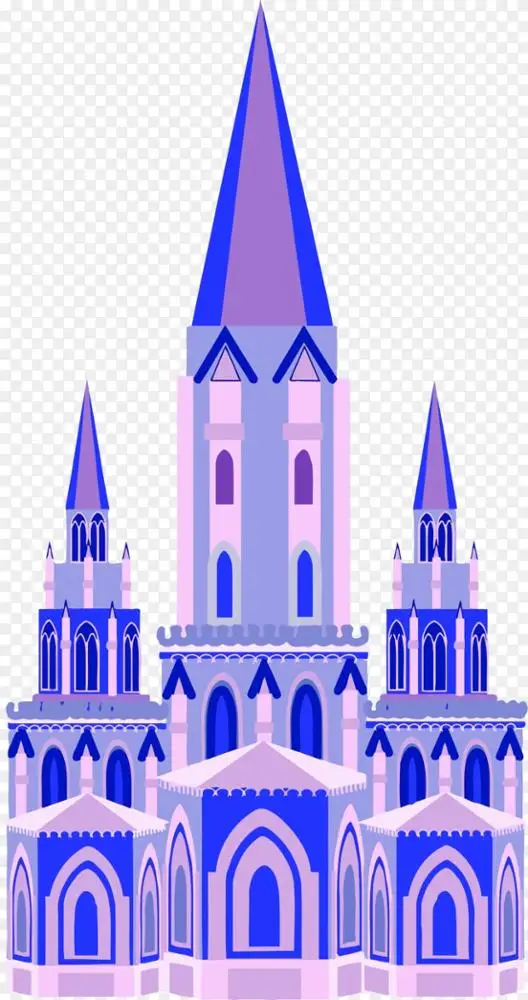 城堡剪贴画-城堡
