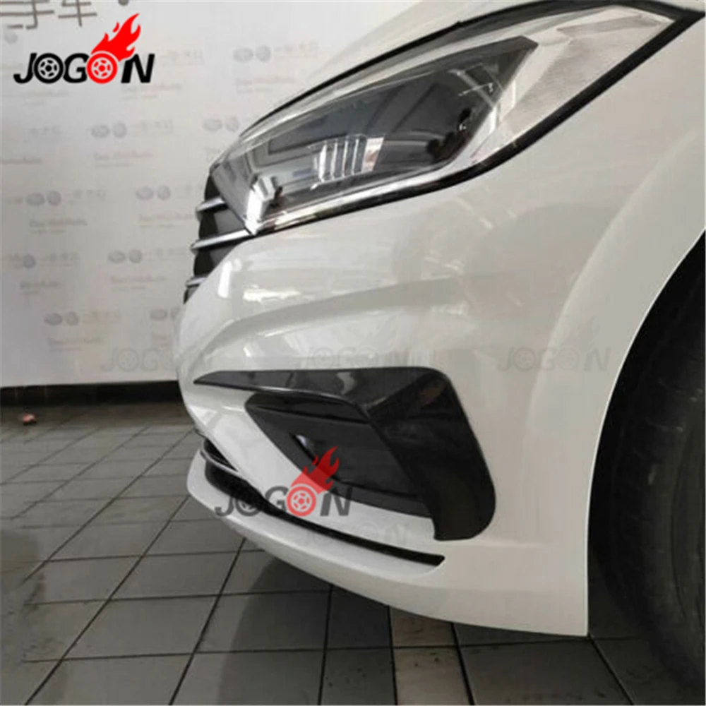 Блеск черный для Фольксваген Jetta MK7 2019 + передний бампер автомобиля боковой
