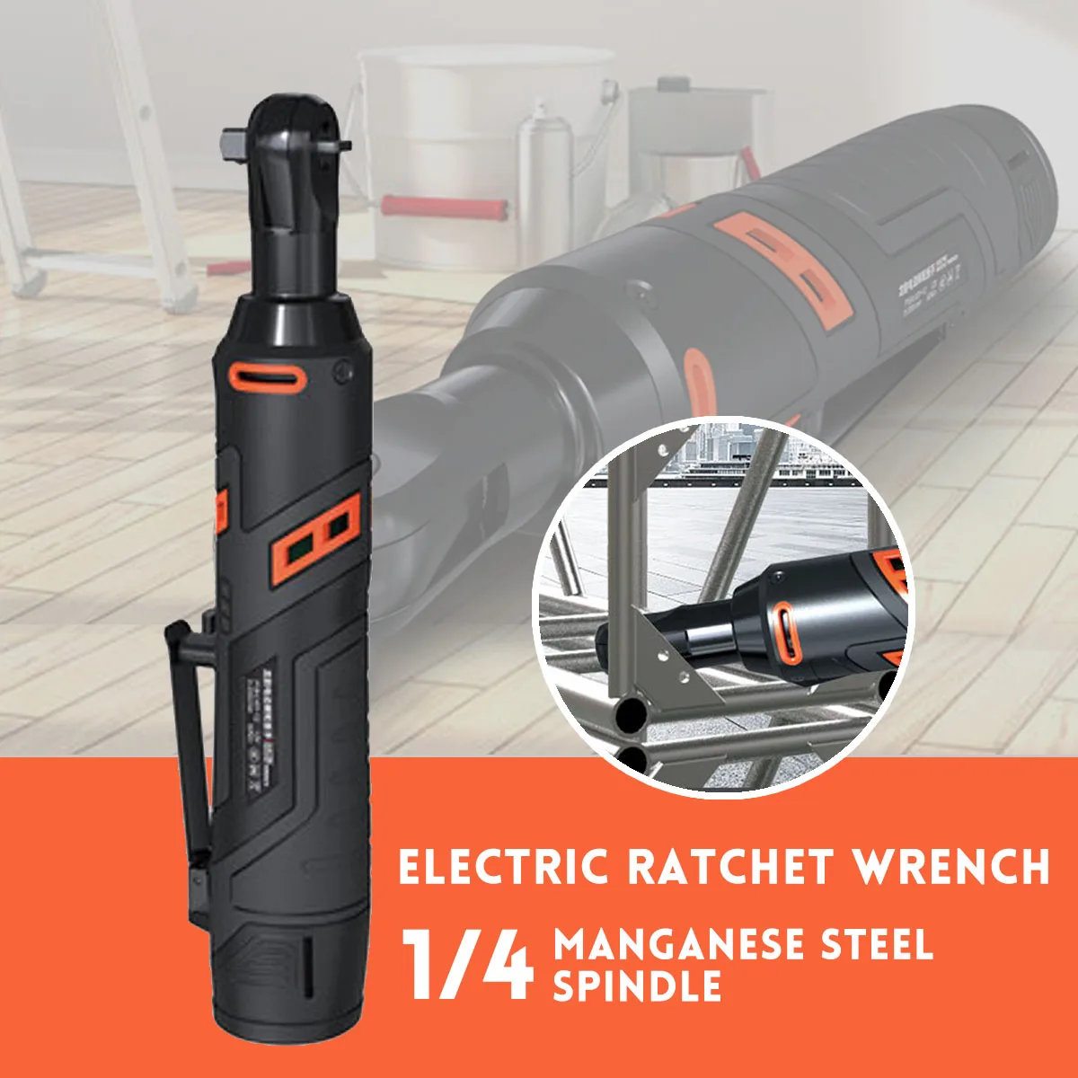 

12V 3/8 Electric Wrench Kit Cordless Ratchet Wrench Rechargeable Scaffolding 40NM Torque Ratchet With Sockets Tools Power Tool
