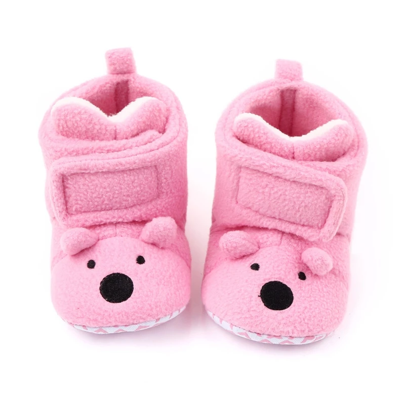 

Winter BearAnima Style Baby Boots Fleece Worm Shoes Baby Booties Wholesale 0-18 Month Infant Toddler Cute Shoes