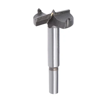 

uxcell Forstner Wood Boring Drill Bit 38mm Dia. Hole Saw Carbide Tip Round Shank Cutting for Hinge Plywood MDF CNC Tool