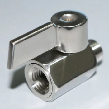 

PN63 1000PSI Mini Ball Valve NPT FemaleXMale 90° Rotation 304 Stainless Steel