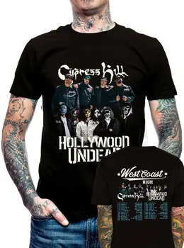 

Hollywood Undead Cypress Hill 2019 West Coast High Logo Black Unisex Shirt S-3XL