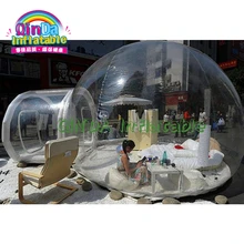 Визуальный или Невизуальный прозрачный домик-избушка кемпинг прозрачный иглу купол прозрачные круглые надувные палатки Лодж воздушный шар