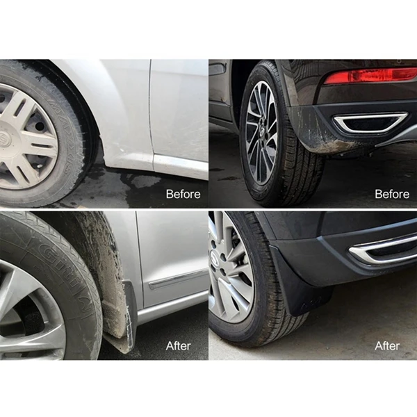 Комплект литых брызговиков для Mazda брызговики