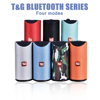 

T&G Bluetooth Speaker TG113 altavoz bluetooth with Ring Portable speaker 8D Stereo Bass Support FM TF AUX USB parlante bluetooth