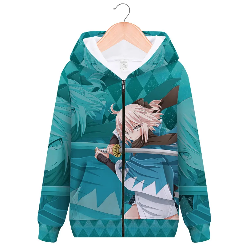 Fate/Stay Night Saber Altria Pendragon Jeanne d'Arc куртка для косплейный костюм с капюшоном для мужчин и женщин свитшот на молнии с капюшоном уличная