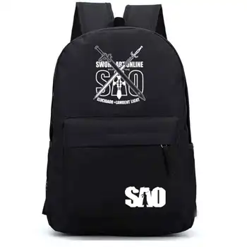 

Fashion Anime Sword Art Online SAO Print Casual Backpack Student School Book Laptop Bag Tote Travel Hiking Rucksack Sport Sachel