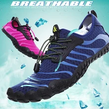 

Ladies aqua shoes Couple aqua shoes Outdoor sports water shoes Super light quick-drying breathable lace-up shoes
