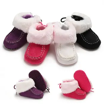 

Baby Winter Soft Crib Sole Warm Snow Boots Toddler Newborn Baby Grils Boys Anti-slip Shoes Children New Boots Shoes