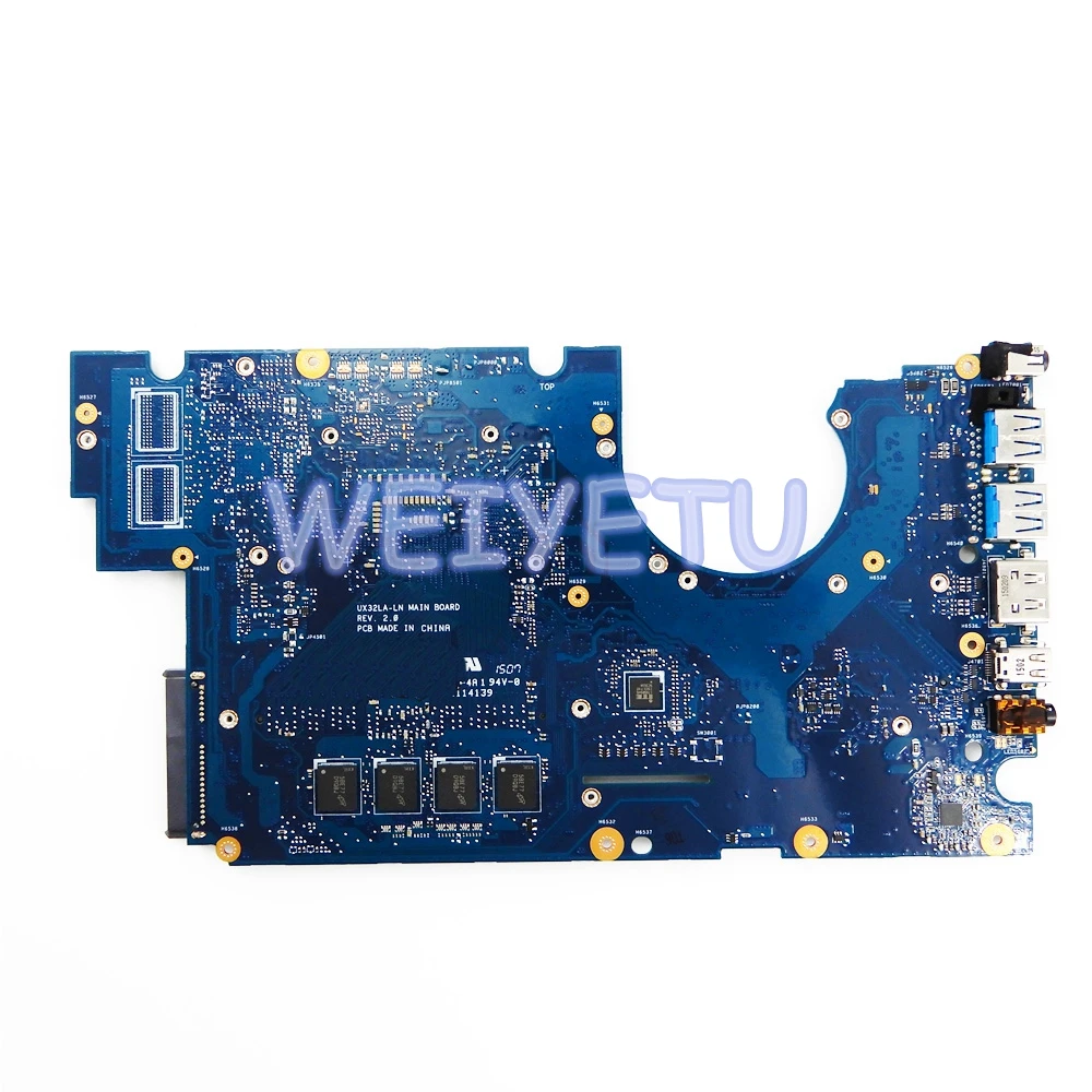  UX32LA Mainboard With I5-4200CPU 4GB RAM for ASUS UX32L UX32LN Laptop motherboard UX32LA-LN REV2.0 