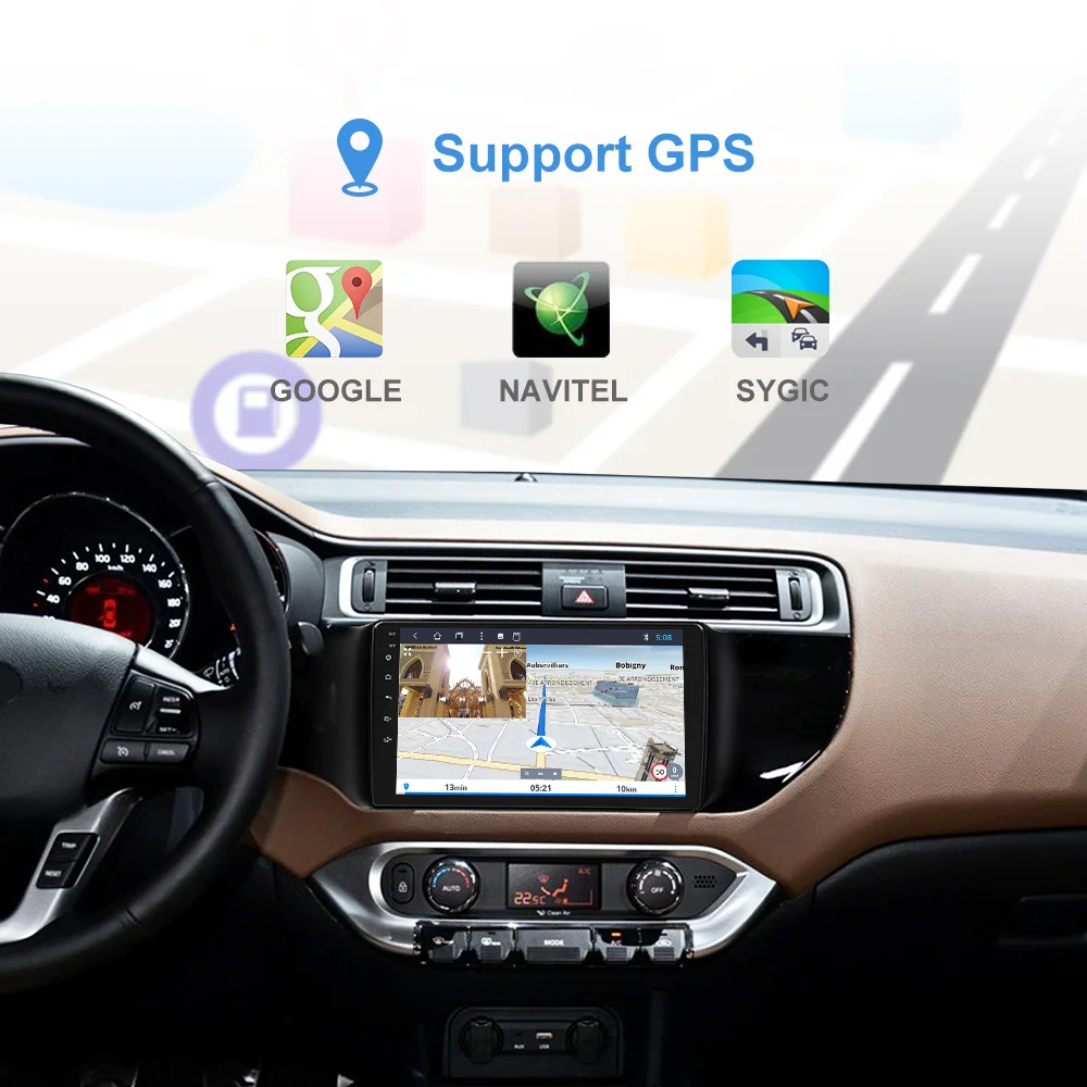 Car Radio Multimedia Player For KIA RIO 4- Autoradio 2Din Android 9.0 GPS Navigation Tape Recorder Stereo Headunit