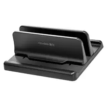 

Adjustable Notebook Stand Vertical Computer Stand Desktop Storage Saves Base Rack Notebook Space Computer Q0U0