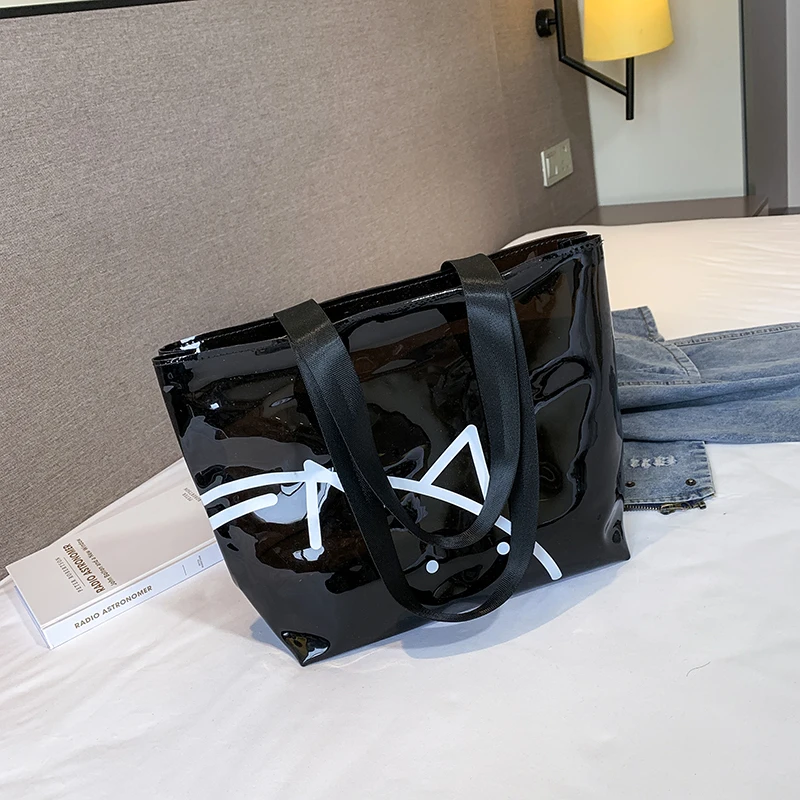 Модная прозрачная сумка для женщин через плечо 2020 ПВХ прозрачные сумки