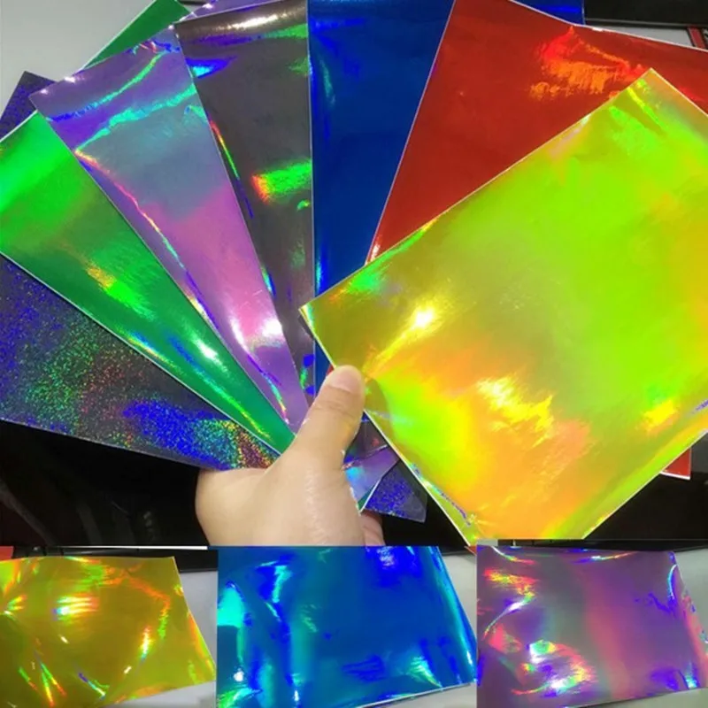 

1.52*20m Laser Chrome Holographic Rainbow Color Film Wrap Car Vinyl Sticker