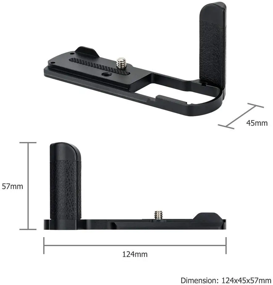 파나소닉 GX9 GX7 Mark II III GX7M3 GX7M2 GX85 GX80 용 핸드 그립 퀵 릴리스 플레이트 L 브래킷 삼각대 홀더 교체 DMW-HGR2