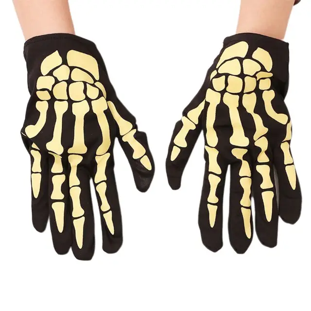 Articulated Fingers Halloween Flexible Joint Skeleton Skull Hand