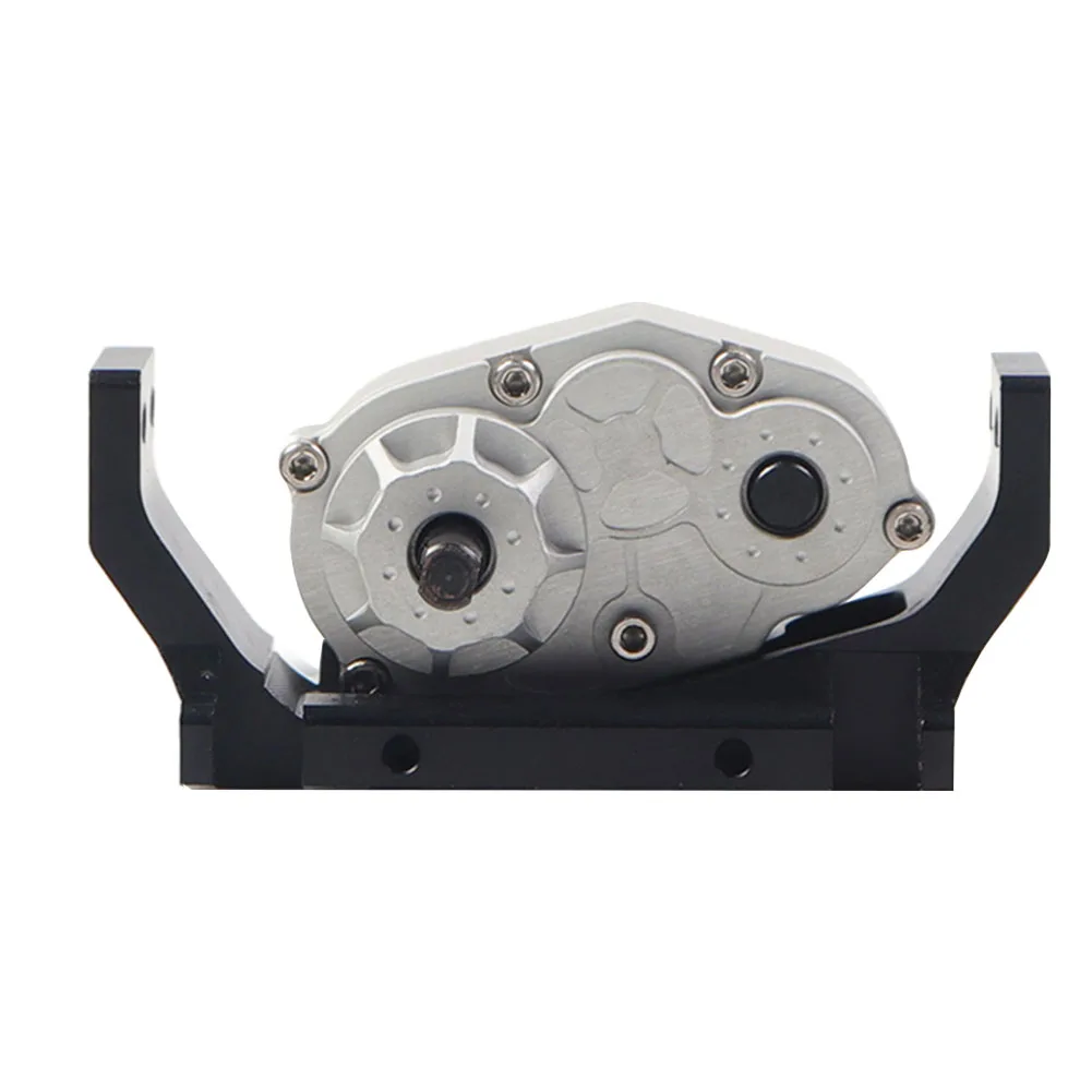 

D90 1/10 Gearbox Vehicle Parts Climbing Car Accessories Transfer Case Crawler Truck Metal RC Axial Upgrade Moving With Mount