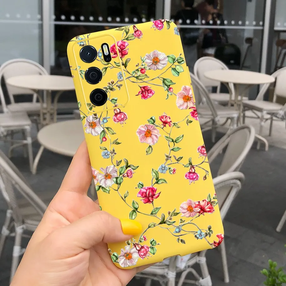 Love Heart Case For OPPO A16 Cover OPPOA16S Phone Case Shockproof Silicone Bumper For OPPO A16 CPH2269 A 16 S Back Cover Housing oppo phone cover