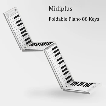 

Midiplus Fodable Portabl 88 Keys Keyboard adult Kids beginners Practice Electronic Silent Piano