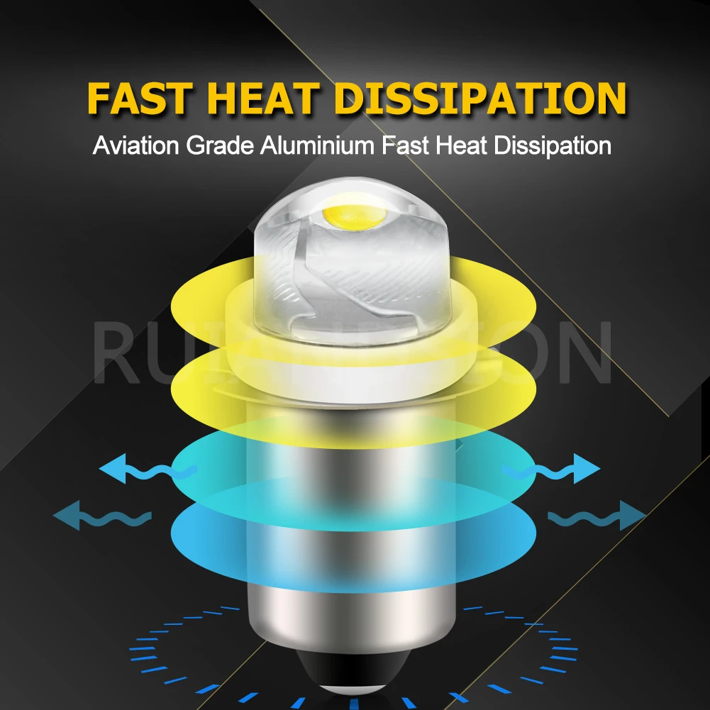 1PCS E10 P13.5S PR2 LED ���׷��̵� ���� 0.5W 3000K 6000K �� 3V-18V 5V-24V 4.5V 6V 9V 12V ��ȣ ���� ������ ��ġ ����