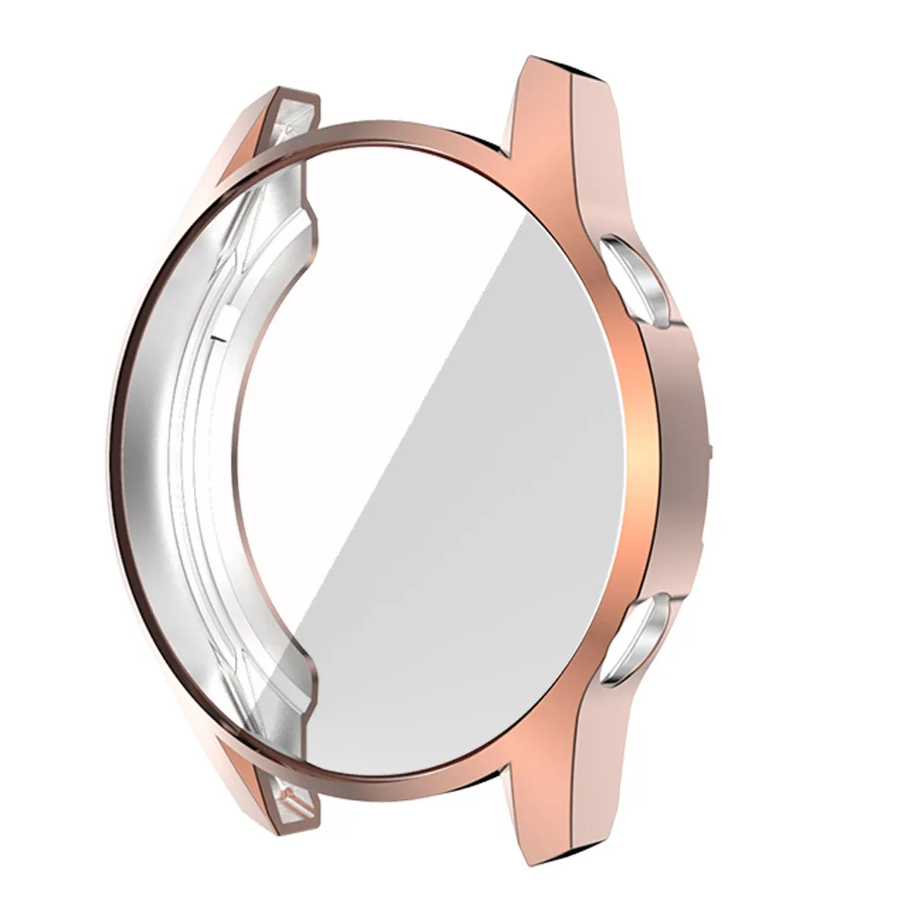 Rose Gold Новинка, противоударные, устойчивые к царапинам, защитные аксессуары для часов huawei GT 2 46 мм, мягкий ТПУ защитный чехол-рамка для экрана, бампер - Цвет: Rose Gold
