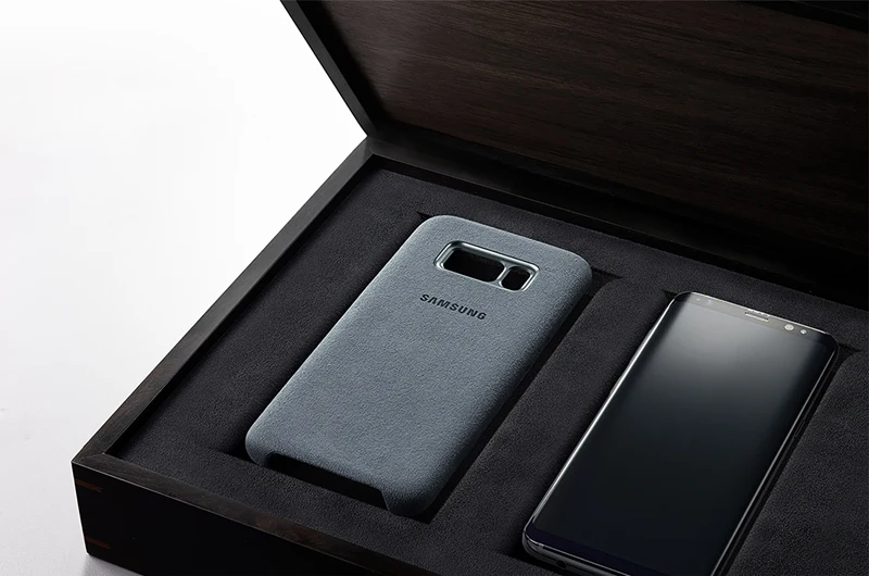 Официальный чехол для Samsung Галактики S8 G9508 плюс + S8plus SM G955 Алькантара прочный