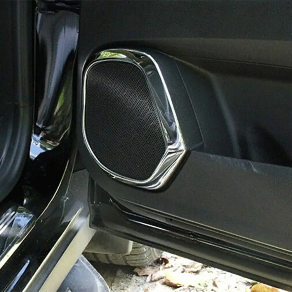 

For Cadillac SRX 2010-2016 Stainless Interior Side Door Loud Speaker Cover Trim