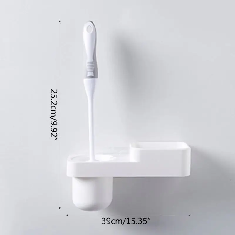 Набор щеток для чистки туалета в ванной комнате с платформой для хранения. U50A