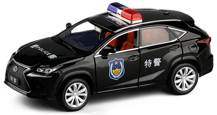 Литые металлические роскошные модели автомобилей Lexus NX 200t со звуком и подсветкой