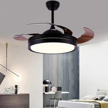 42 дюймовый потолочный светильник с невидимым умным пультом дистанционного управления для дома, гостиной, светодиодный светильник