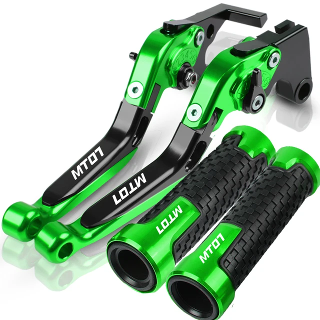 Motorcycle Accessories FOR YAMAHA MT07 MT 07 MT-07 2014 2015 2016 2017 2018 2019 2020 2021 Brake Clutch Levers Handlebar Grips MT07 2014-2020