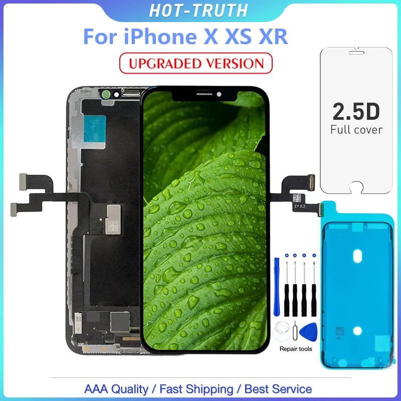 Pаспродажа 1 шт. обновленная версия Новый OLED качественный ЖК экран для iPhone X XS XR 10 5,8
