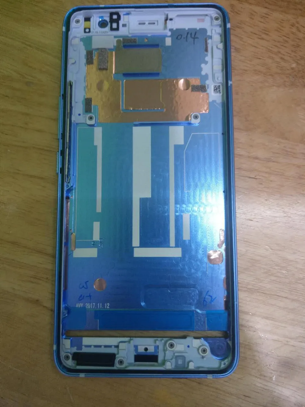 Оригинальная средняя рамка для htc U11 средняя Рамка передняя рамка Ремонт частей на замену, для htc U11 U-3w U-1w средняя рамка