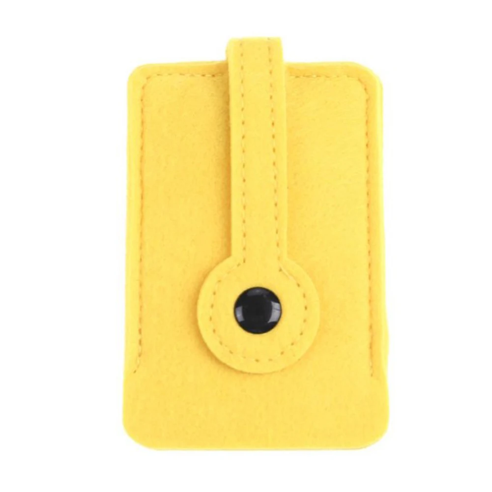 Лидер продаж, бренд Luxurry, автомобильное портмоне для ключей, для мужчин и женщин, шерстяной войлок, брелок, карманные ключи, органайзер, Портативная сумка-чехол - Цвет: Цвет: желтый