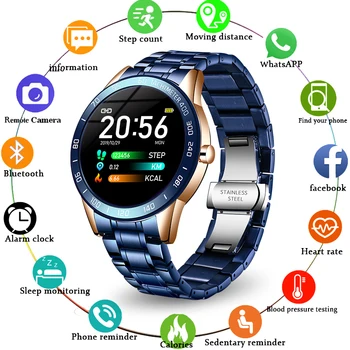 

LIGE Sport Smartwatch Fitness Tracker Blood Pressure Sleep Monitring Pedometer Smart Watch Men Ip67 Waterproof Inteligente Reloj