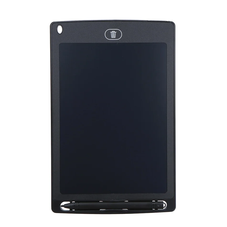 8,5 дюймовый ЖК-планшет для рисования, портативный цифровой блокнот, блокнот, электронная графическая доска, напоминания с стилусом - Цвет: Черный