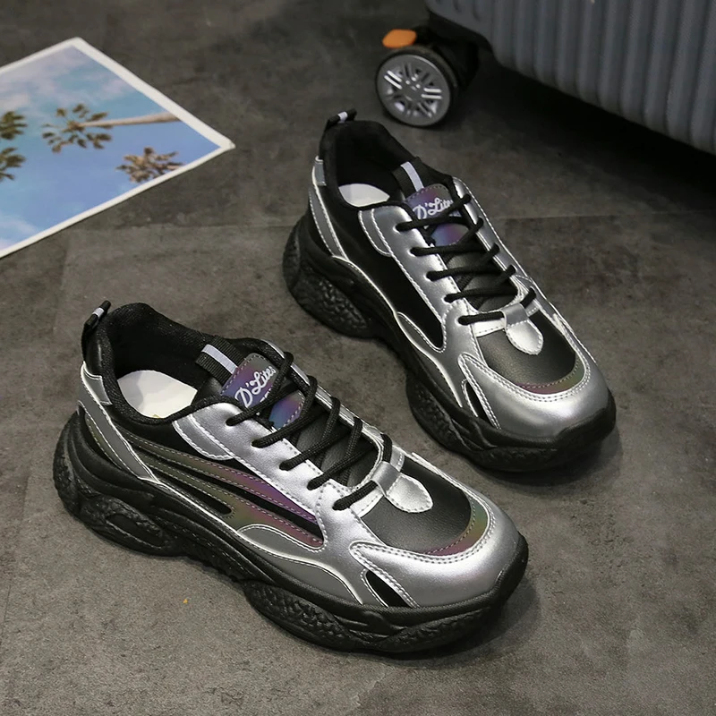 Женская Баскетбольная обувь; Basket Femme; коллекция года; Chaussures Feminino; женская спортивная обувь в стиле ретро; кроссовки для фитнеса; женская обувь; X - Цвет: Серебристый