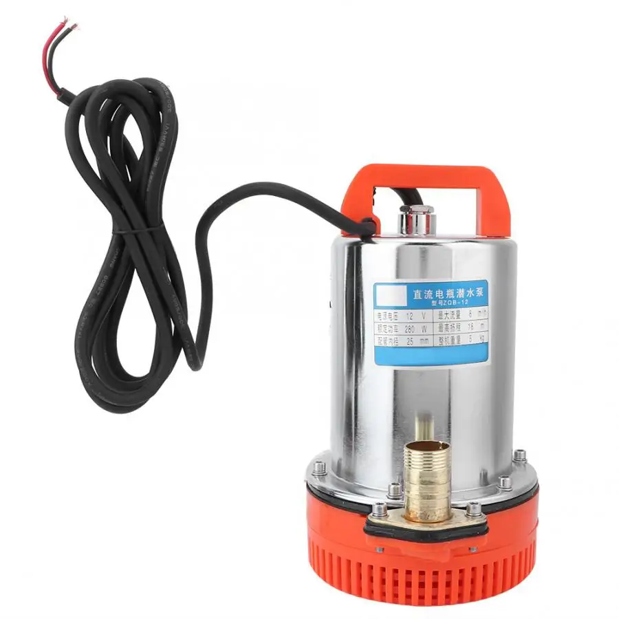 

Adjustable Water Pump Water Pumps DC 12V Submersible Deep Well Water Pump Irrigation Water PumpPool Garden Fish Pond Water