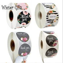 Gift Sealing Stickers 500pcs Thank you Love Design Diary Scrapbooking Stickers Festival Birthday Party Gift Decorations Labels