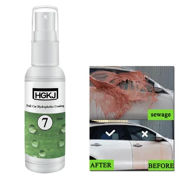 

Full Car Nano Hydrophobic Coating Solution Windshield Paint Water Repellent 50ml