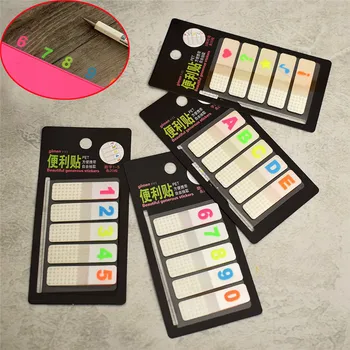

100 Sheets Translucent Write-on Removable Page Marker Index Tabs Flags School Supplies PET Sticky Note Pad For Kids Stationery