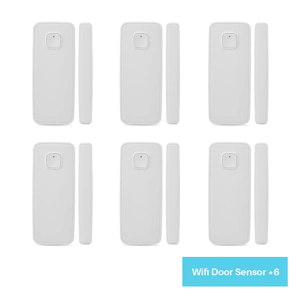 ring alarm hub plus keypad Tuya Smart WiFi Door Window Sensor Detector Wireless Alarm App Notification Home Security Compatible with Alexa Google Assistant wireless security keypad Alarms & Sensors