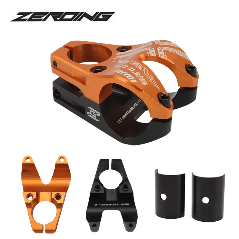 ZEROING Bicycle Stem Ultralight 45mm Short Stem 7005 Aluminum