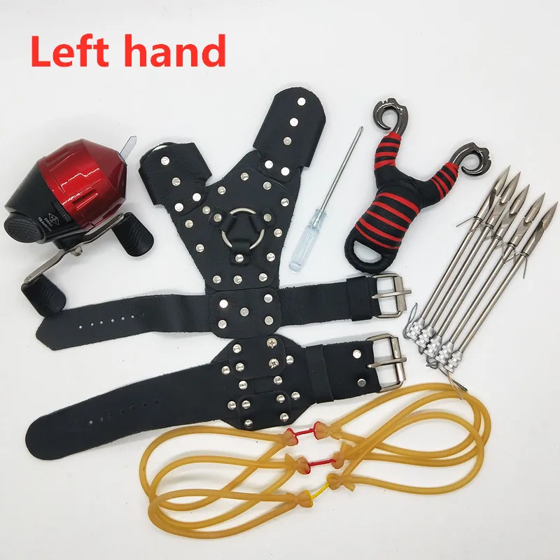

Powerful hunting Slingshot Set Fishing Slingshot Professional Arrow Sling shot Catapult Outdoor shooting Hunting toy