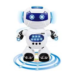 Juguetes para niños, Robot de baile y música de acción, juguetes eléctricos para niños, Robot de baile, música ligera giratoria